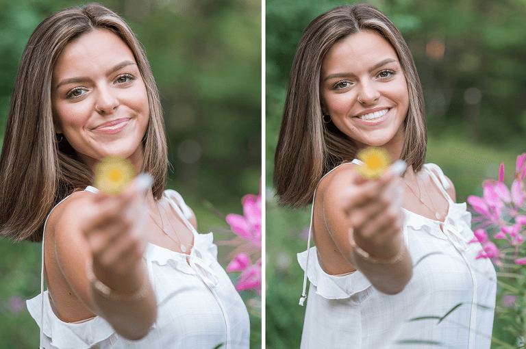 senior photo session in the summer by Williamsport Photographer