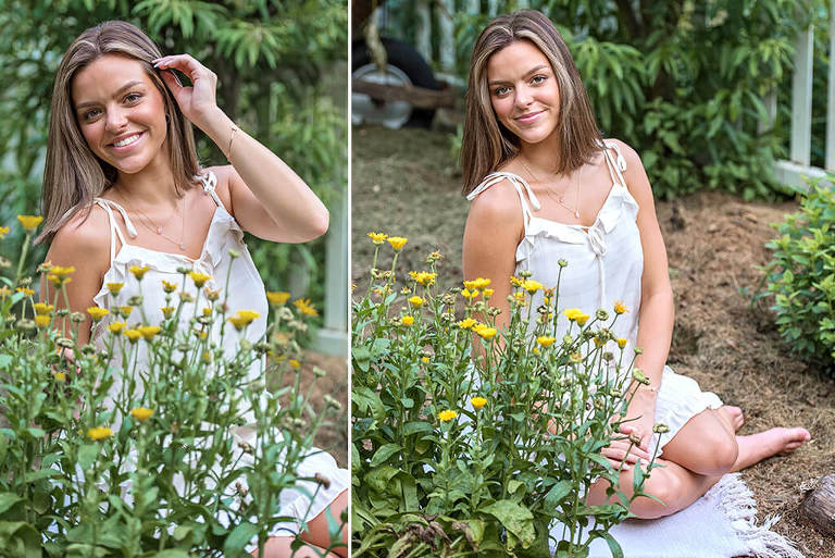 senior pics with flowers by williamsport photographers-2